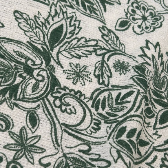 EUC Parallel Skies Smocked Waist V-Neck Blouse - Picture 12 of 12